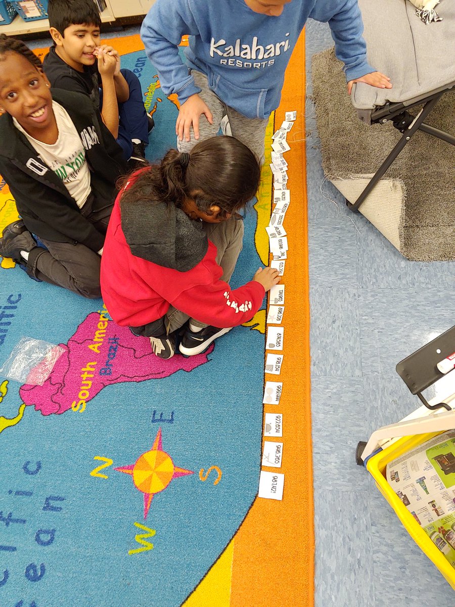 Room8SC's tweet photo. Can you compare and order 25 six digit numbers in order from least to greatest? We can! #mathisfun @BayShoreSchools @SouthCountrySch https://t.co/qemVizztw8