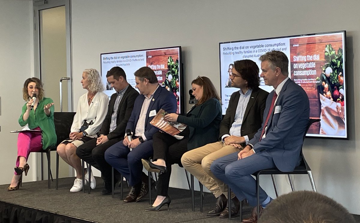 Katmlivingstone's tweet photo. Shifting the dial on vegetable consumption - launch of new @KPMG &amp; #FVC report #eatmorevegaus #eatmoreveg https://t.co/jYFAll5fTi