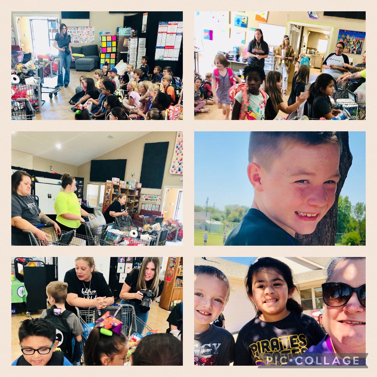 First service project field trip in the books. We love where we live! @BrazosCenter #BlessingBox #aesmakeyourmark