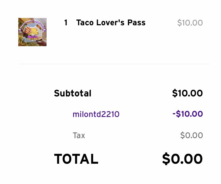 LoveAngelKS's tweet photo. @tacobell Finally!!! https://t.co/JMKx9LFdYH