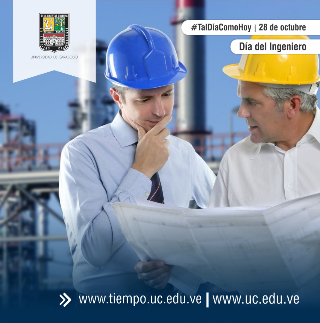 #TalDíaComoHoy se celebra en Venezuela el Día del Ingeniero, establecido desde 1861, cuando se funda el Colegio de Ingenieros de Venezuela. 

Feliz día a los profesionales de la ingeniería, en especial a los de nuestra casa de estudios.