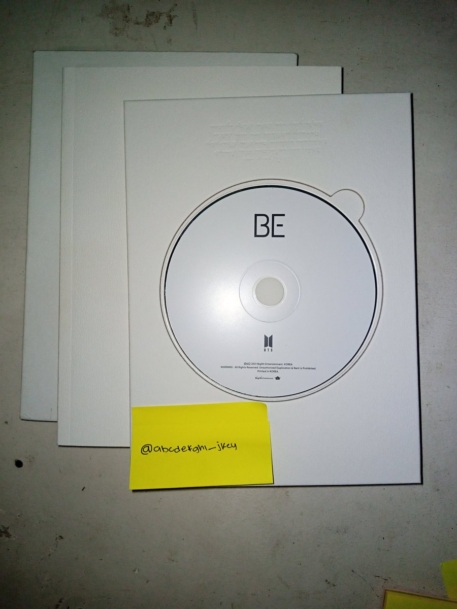 abcdefghi_jkey's tweet photo. wts lfb ph

unsealed bts album
⤷onhand
⤷₱600 be deluxe - complete inclusion but unsealed 
⤷₱180 be essential - unsealed w/o poster, rpc &amp; nrpc
⤷₱200 - mots 7 ver 4
⤷₱150 - love yourself tear ver U

-payo/3 days reservation
• dm for more info https://t.co/jAY63n3gca