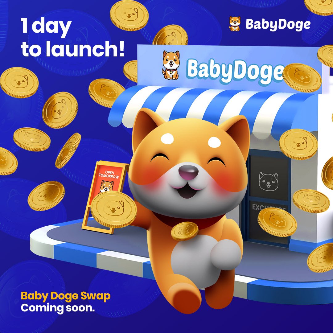 We are so excited for tomorrow ! #BabyDogeSwap