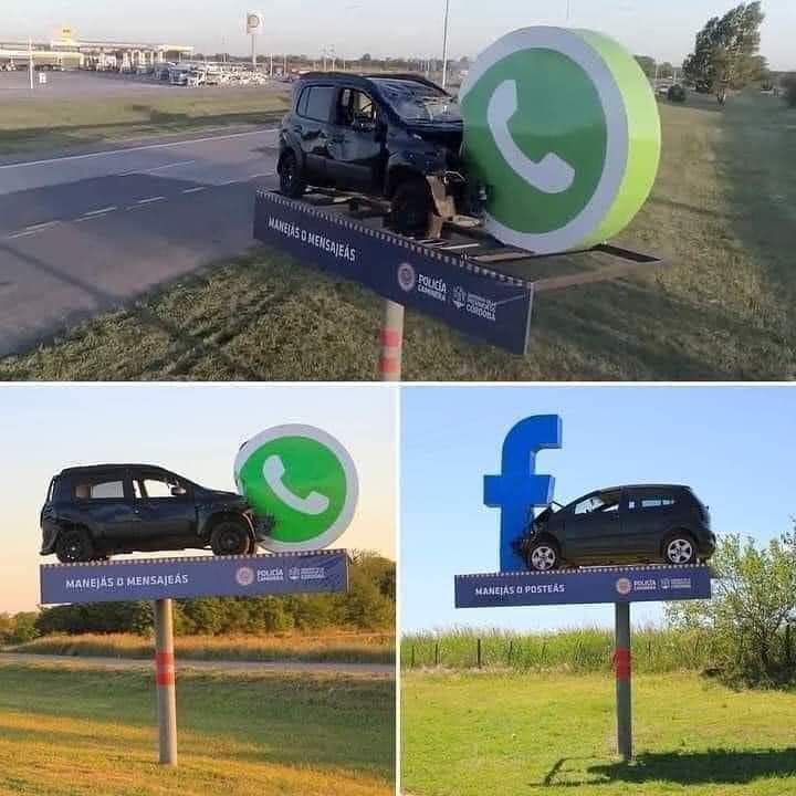 RincnCuriosoo's tweet photo. MUY BUENA CAMPAÑA QUE BUSCA HACER CONCIENCIA ENTRE LOS CONDUCTORES https://t.co/VAPOpPkjYc