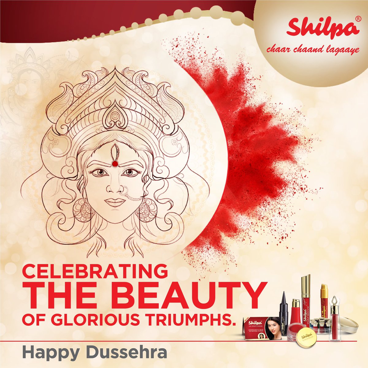 shilpawomen's tweet photo. The victory of goodness creates the path for beautiful futures. We wish you a very Happy Dussehra.
#HappyDussehra 

#Dussehra2022 #DussehraFestival #beauty #GoodOverEvil #Dussehrawishes https://t.co/Azea5JM5Jd