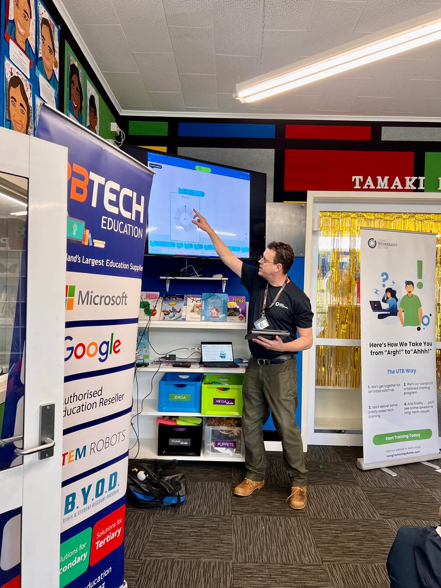 Usingtechbetter's tweet photo. A firm favourite with our trainers, STEAM camps are just as much fun for us as they are for the students and teachers!
Our fun, interactive STEAM camps supported by @PBTech give both students and teachers the chance to get hands-on with some amazing tech.
#utbPD #Steam https://t.co/qSHaJL83NP