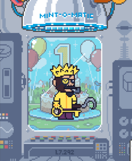 constyofficial's tweet photo. Pirate-Ape Consty now has the key to the Niftyverse.
#DEGENBDAY
So fun to finally use the mint-o-matic to create something of my own! @niftyleague https://t.co/7OJgKUNuZ8