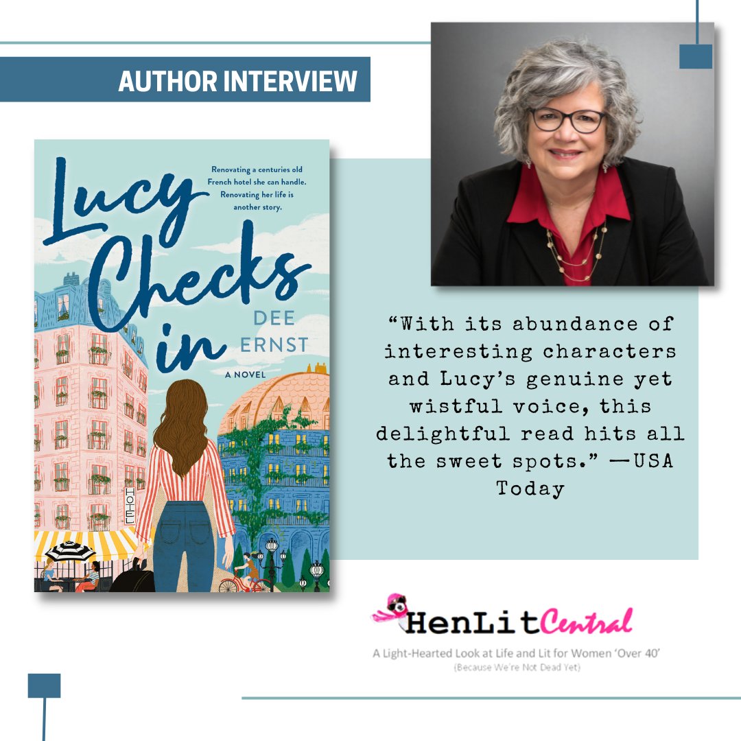 CarolynRClarke's tweet photo. Meet @DErnst1 and learn more about her book LUCY CHECKS IN here! https://t.co/niM6K8CnYt
#womensfiction #dramedy #womenwriters #henlit #bookclub #booksbywomen https://t.co/xHElK07qL5