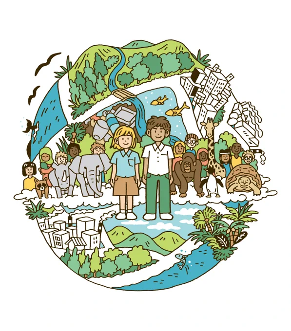 \ お仕事 /10月上旬発売の書籍『14歳からのSDGs  あなたが創る未来の地球』(明石書店)にて、装画・本文イラストを担当させていただきました。装丁デザインは清水肇さん(prigraphics)です。書籍の詳細はこちら 