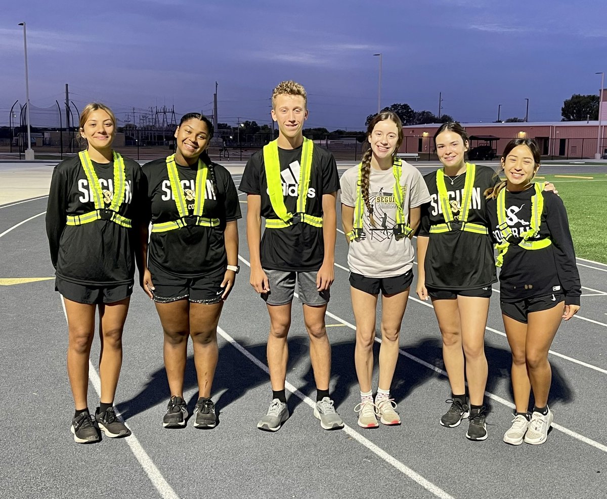 Seguin_XC's tweet photo. Seguin XC has every right to BRAG on the ACADEMIC SUCCESSES of our XC Team! @SeguinHSTx completed the 1st Six Weeks &amp; these XC Student-Athletes not only RUN THE STREETS of Seguin but they RUN to their EXCELLENT ACADEMIC PERFORMANCE in the classroom!#oneheartoneseguin https://t.co/o9naGb3XrG