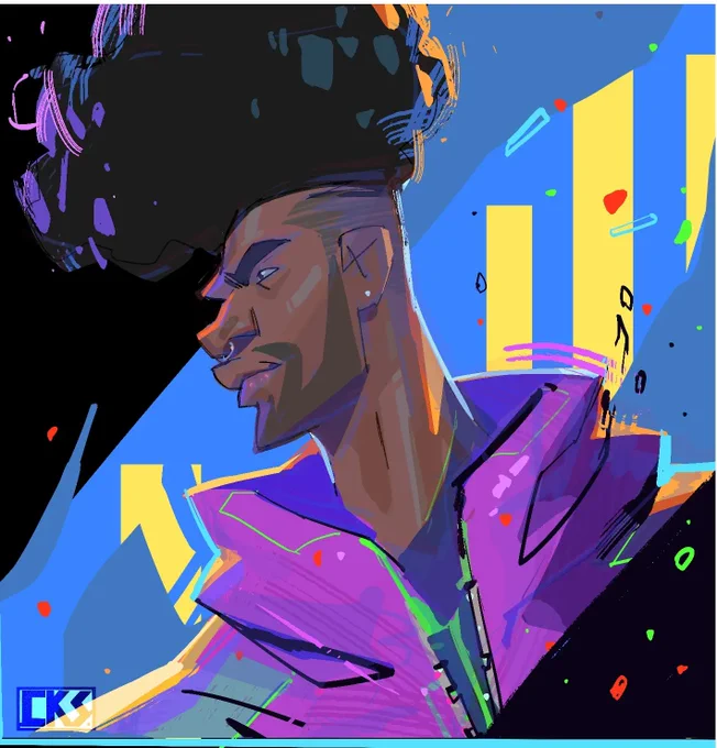 Jon -#characterdesign #Jon #Procreate #art #color #power #digitalcolor 
