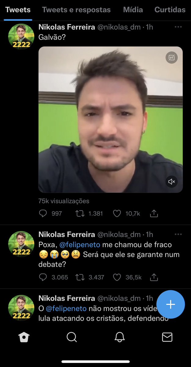 alnspfc_'s tweet image. caraca o felipe neto alugou uma mansão na mente do nikolas ferreira pqp KKKKKKKKKKKKK