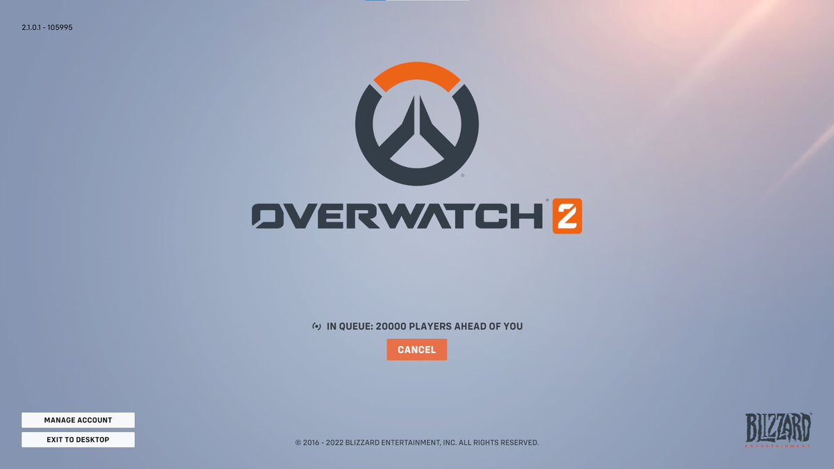 RAVENxk4's tweet photo. Let me in~~
I don't even want to play, just want to check new things before class starting. ><

#Overwatch2 #StuckInQueue https://t.co/m523VEbg9I
