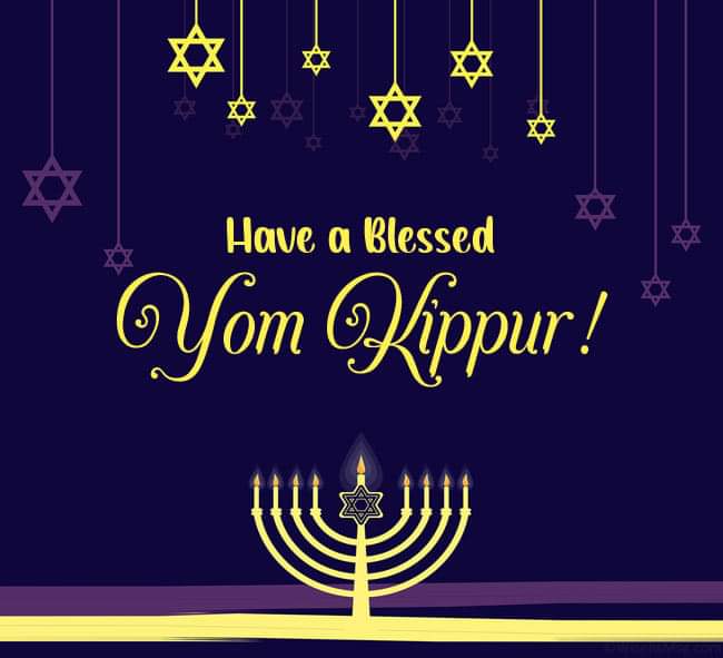 Wishing all who celebrate, an easy and meaningful fast, this Yom Kippur. G'mar chatima tova! #YomKippur
