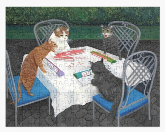 KarenZukArtist's tweet photo. Sold a Tote Bag And Puzzle of Meowjongg-Cats Playing Mahjong. Thanks and enjoy your purchase!
https://t.co/NRCy1SmEEI
https://t.co/a4pkWSj48i
#catart #catlovers #mahjong #BuyIntoArt #FallForArt #ShopEarly #GiftThemArt #HolidayShopping #HumorousCatArt #mahjongloversgifts https://t.co/nZRzZpPui4