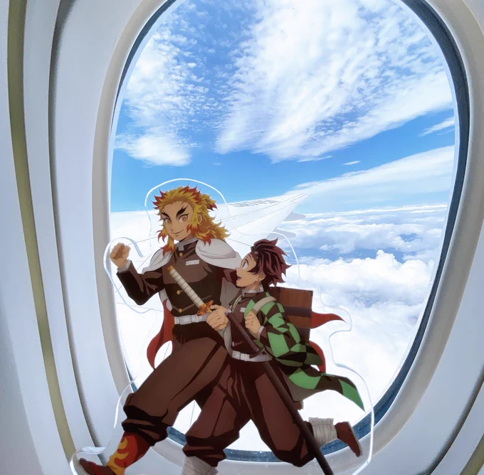 推しカプが青空のなかを羽ばたいている 素晴らしい 見事だ 至高の領域に近い 