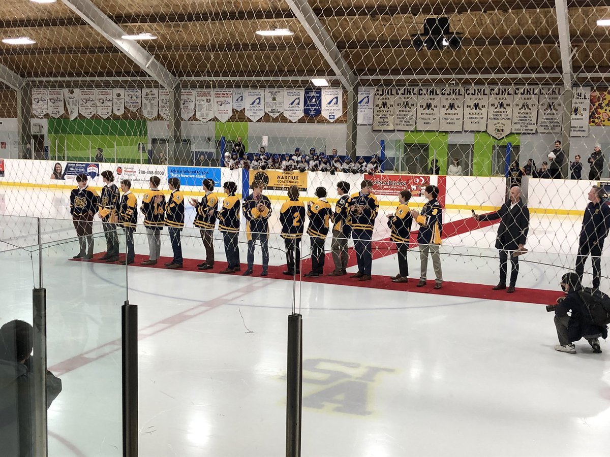 SabresRaiders's tweet photo. Championship Banner from last season. Congrats again boys. https://t.co/0pgTNoAcbD