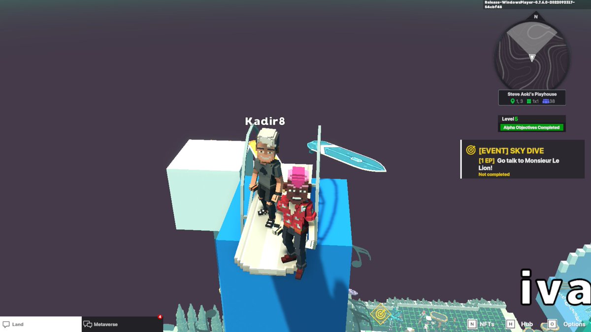 starf26's tweet photo. @TheSandboxGame @steveaoki I just participated in the #SandboxAlphaS3Giveaway for a chance to win 500 SAND! Found the high diving board in @steveaoki's Playhouse, check out my screenshot below!
👇 https://t.co/98HWtsU8Ip