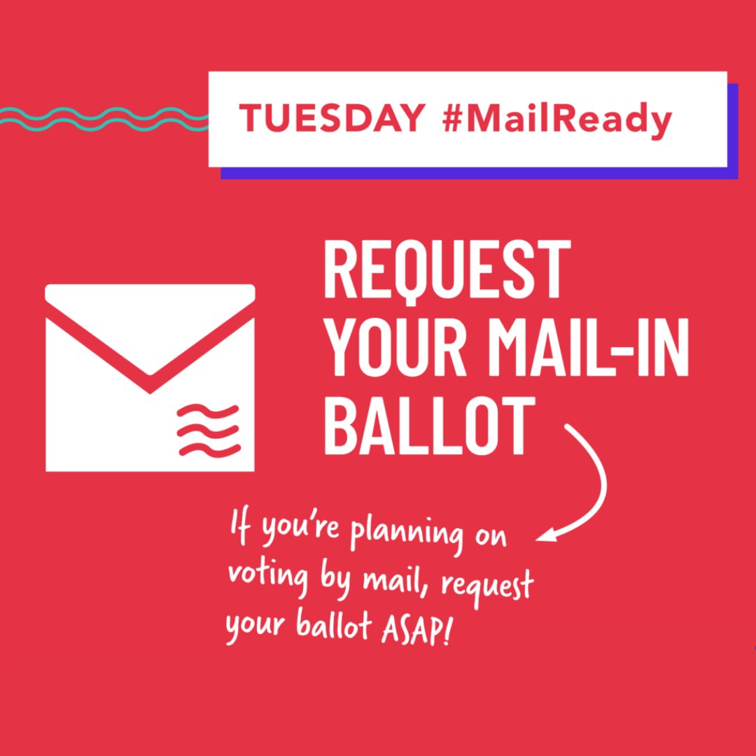 Register to vote at umassd.turbovote.org and then get #MailReady by requesting your mail-in ballot!