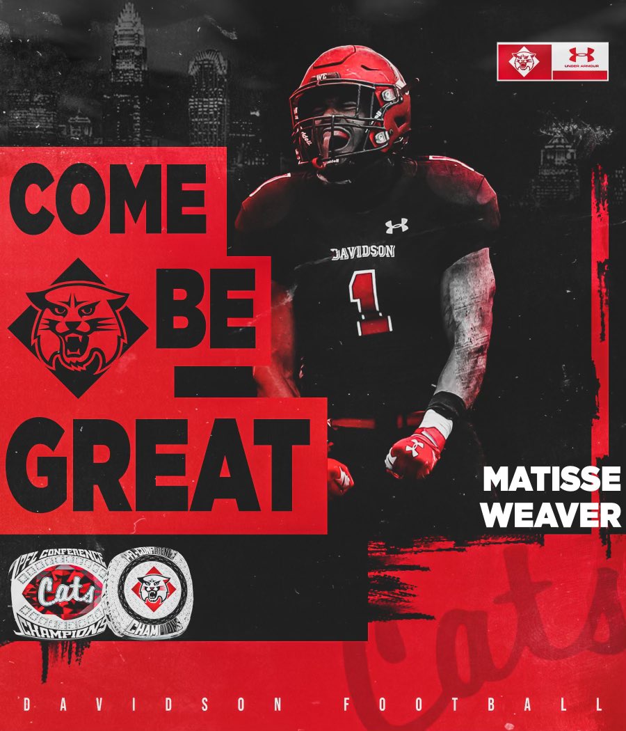 Matisse Weaver (@weaver_matisse) on Twitter photo Would like to thank @DavFB_CoJack for a great call today, and am excited to receive an offer to be a #Wildcat <a href="/DavidsonFB/">Davidson Football</a> <a href="/DavidsonCollege/">Davidson College</a> #CatsAreWild Would like to thank @DavFB_CoJack for a great call today, and am excited to receive an offer to be a #Wildcat <a href="/DavidsonFB/">Davidson Football</a> <a href="/DavidsonCollege/">Davidson College</a> #CatsAreWild