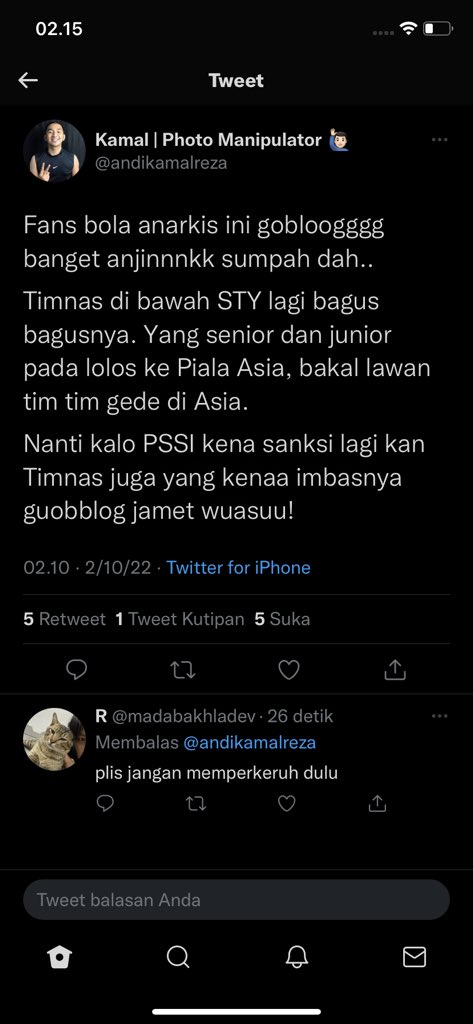 madabakhladev's tweet photo. kayak gini wajah perusuh kah? wajah wajah anarkis kah? mana si kamal anjing notice dong aku diblock soalnya. notice-in ke kamal yang follow dia! https://t.co/RIWuvvIg9z