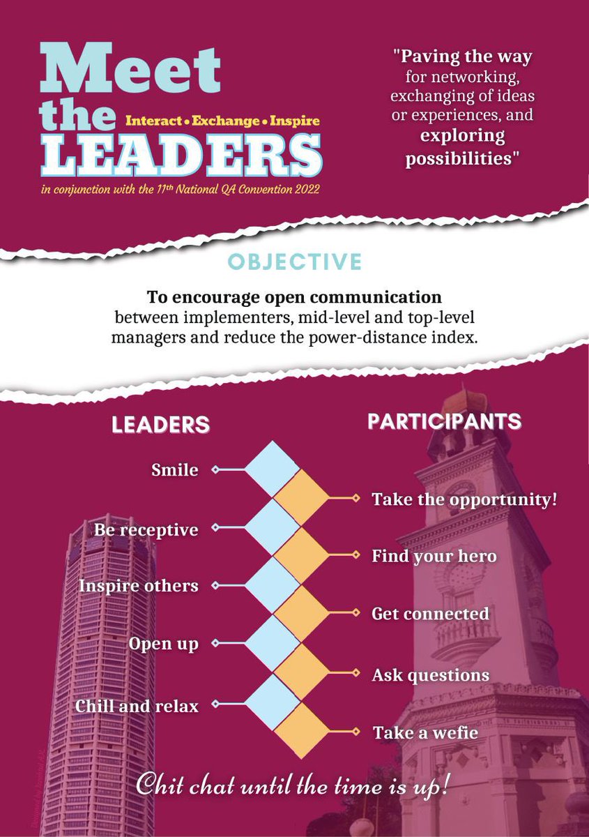 ihsr_my's tweet photo. Our featured event for the QA Convention 2022 is “Meet the Leaders” session, happening tomorrow 6th October 2022
#IHSR #QAConvention2022 #KonvensyenQA2022 #JKNPP #MSQH https://t.co/hJ2SuXjBRC