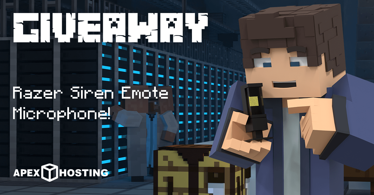 apexhosting's tweet photo. π§πΈοΈπ OCTOBER GIVEAWAY! ππΈοΈπ§
To celebrate spooky season, we will be giving away a Razer Siren Emote Microphone & a 2GB server for 6 months! πποΈ
π https://t.co/CzVWrpfxpf
#Minecraft #ApexHosting #Giveaway #Razer #Siren #Emote #Microphone #Server https://t.co/cp47ALbpzR
