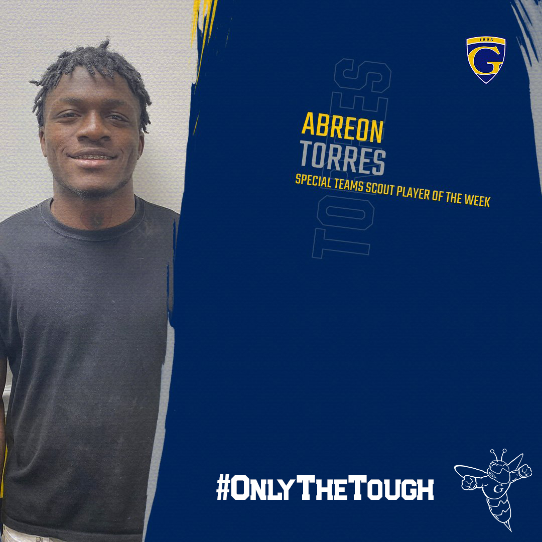 Week 5⃣ Scout Awards!🐝
Congratulations to our Yellowjackets!

D: <a href="/LinvilleClayton/">Clayton Linville</a> 
O: <a href="/johnnylew24/">Johnnytlewis1️⃣x</a> 
S: <a href="/abreon_torres/">Abethatshem</a> 

#OnlyTheTough