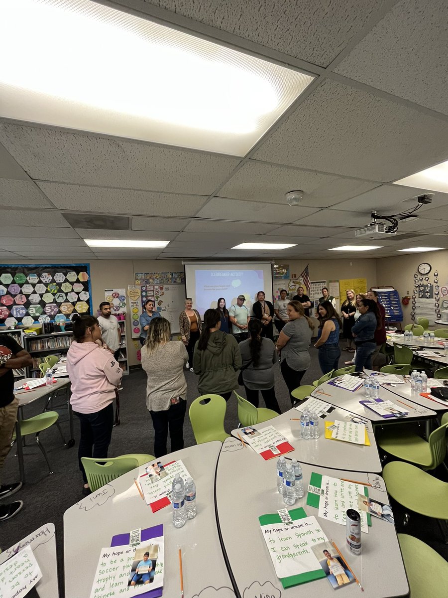 AvocadoGators's tweet photo. 4th grade launched Family Teacher Teams for us today! What a powerful morning! Families shared hopes &amp; dreams for their children, reviewed iReady data, and learned a strategy to implement at home. #GrowingTogether #AVGatorNation @McCartyC_CV @b_applegate @CajonValleyUSD https://t.co/oh3o5TUcMi