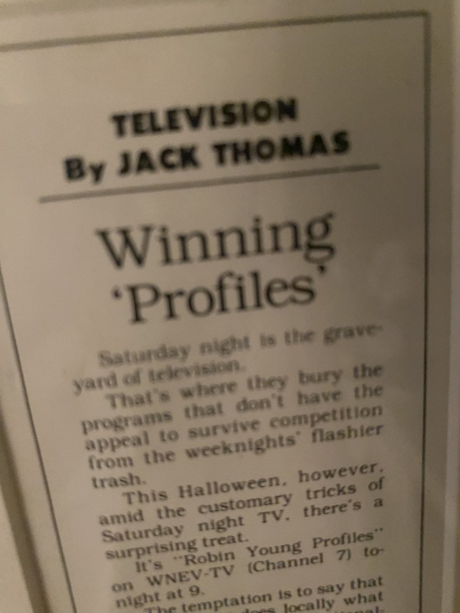 hereandnowrobin's tweet photo. @JoshMankiewicz Hey Josh. Loved the guy. The least important of the incredible writing he did meant so much to me personally I framed it. A kind review when I needed it most. Rest, #jackthomas https://t.co/L3jd6DfTD7
