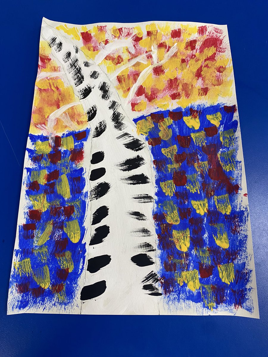 MsGLynch's tweet photo. Birch Tree Fall Art Paintings 🌳 https://t.co/UXHYtxVck9