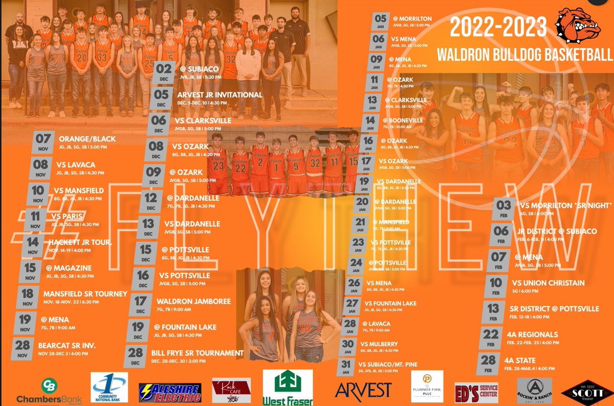 Here it is! Your 2022-2023 Bulldog Basketball Schedule! Lots of opportunities to catch some Bulldog action! The DOGS open with defending state champion Lavaca, play five teams that completed in the state tournament last year, and welcome a new conference to the WAC! #flythew