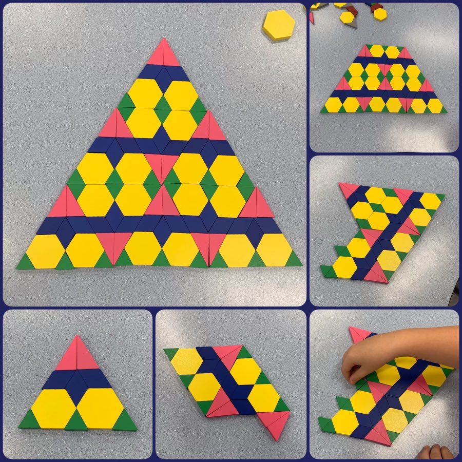 whfelementary's tweet image. Wes Hosford #MathClub students explored triangular structures with 21stCenturyPB! @whfelementary @eips