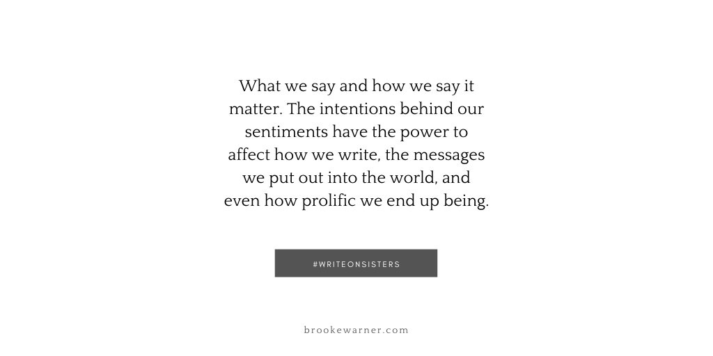 brooke_warner's tweet photo. Choose your words wisely, let them be powerful and effective in the message you're trying to portray. #WriteOnSisters! https://t.co/2XB8SuHQ5h