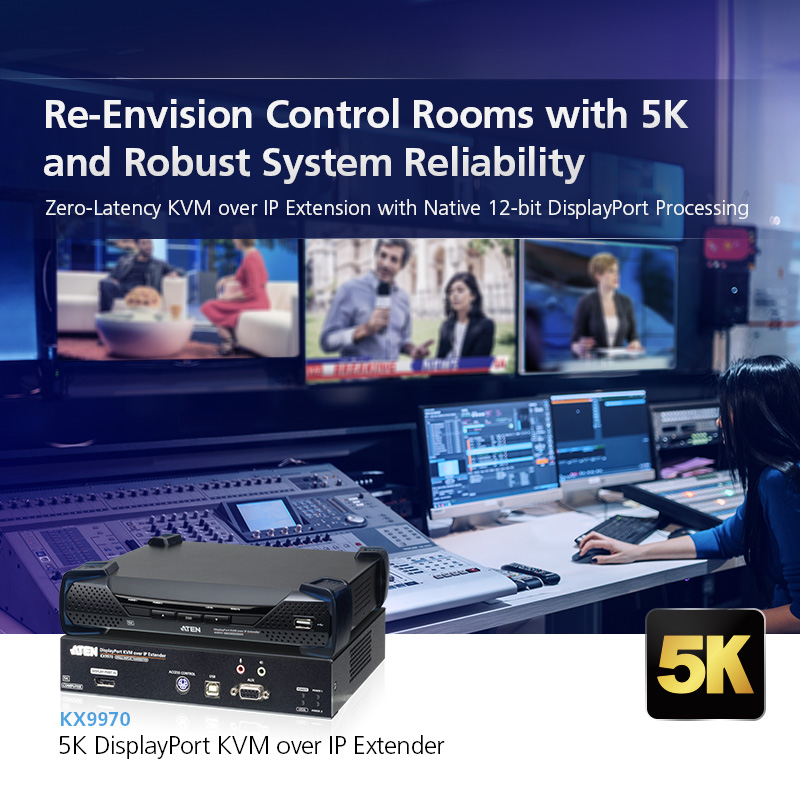 ATEN_Int's tweet photo. Jump start operators’ productivity with KVM over IP agility with the ATEN KX9970!
Learn more: https://t.co/NgbyTFkyGX

#ATEN #kvm #overip #kvmoverip #overipkvm #displayport #controlroom #ATC #airtrafficcontrol #esports #gaming #gamer #broadcasting #productionline #manufacturing https://t.co/xpU5Leze2u