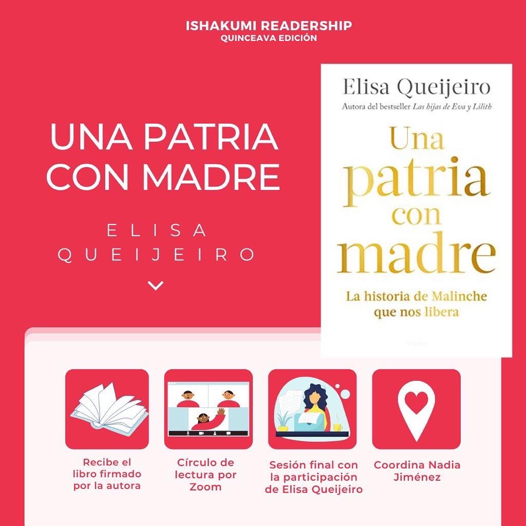 CirculosNadia's tweet photo. Únanse a esta lectura a través de @ishakumi. 
Libro autografiado, 4 sesiones virtuales y el gran cierre presencial con @ElisaQuei como invitada. 
Están muy a tiempo para participar y asegurar su libro ✍🏻
#miscírculosdelectura #unapatriaconmadre #ishakumireadership 
@NadiaJmz https://t.co/xcxHweGevV