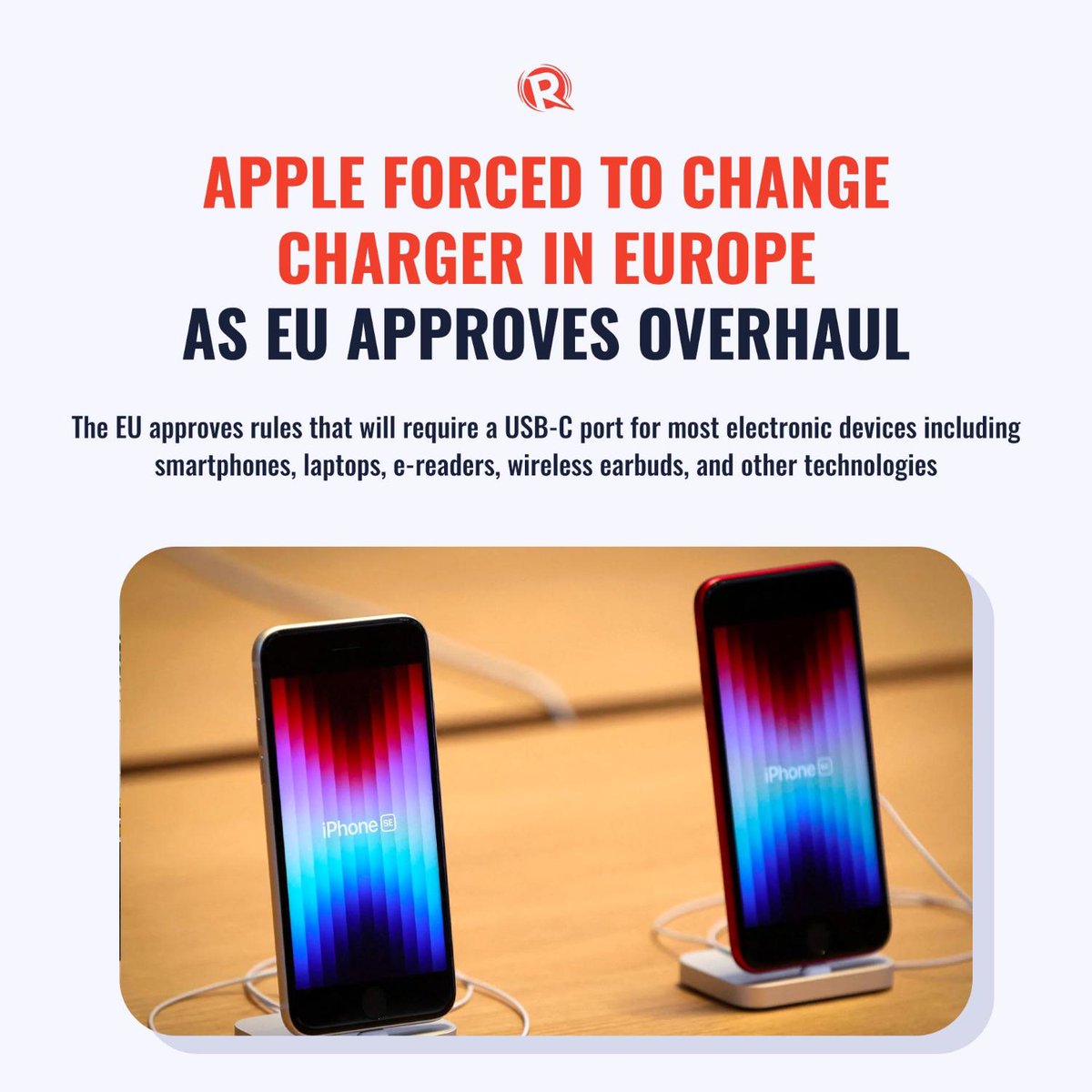 Apple will have to change the charger for its iPhones in the European