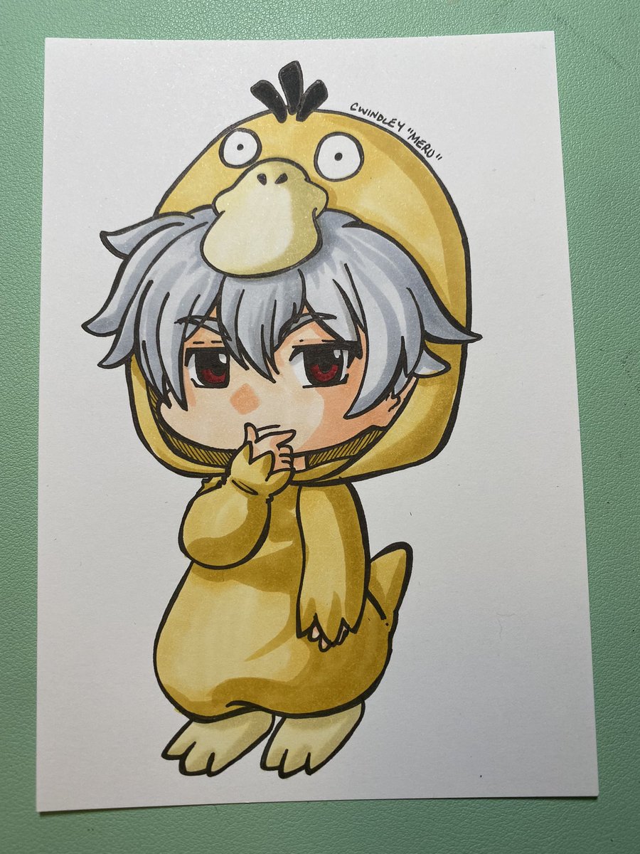 Merusart's tweet photo. @SeeingEye8 your duck as promised #hypmic #samatoki https://t.co/BYbLHj6HBd