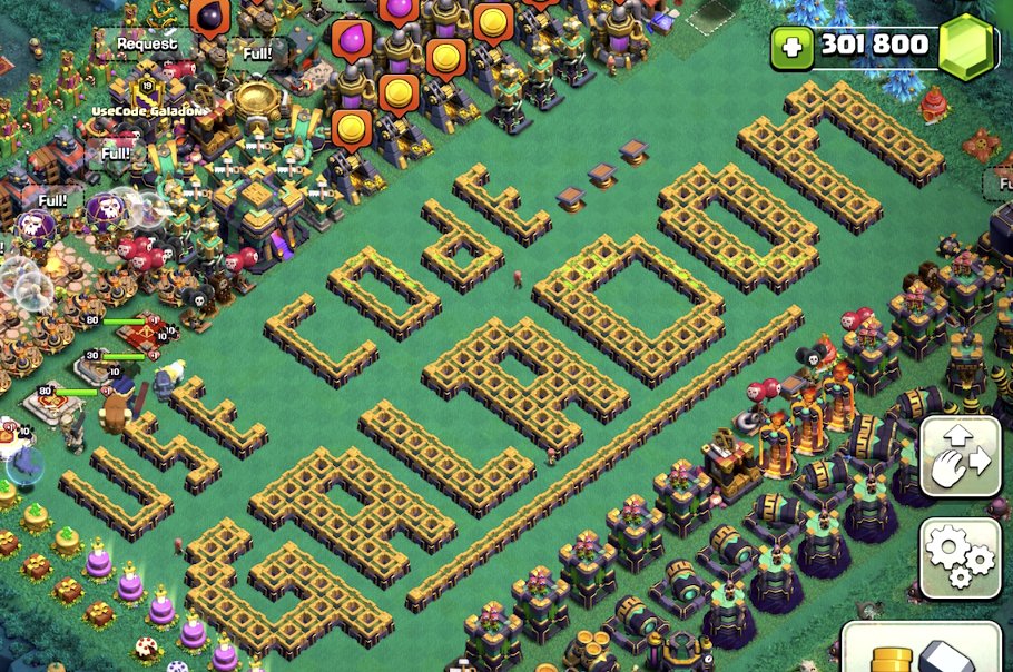 GaladonGaming's tweet photo. And the total keeps rising...
(Please use code Galadon in the shop! 😅)
#ClashofClans #GemToMax https://t.co/rPWNTJKfaf