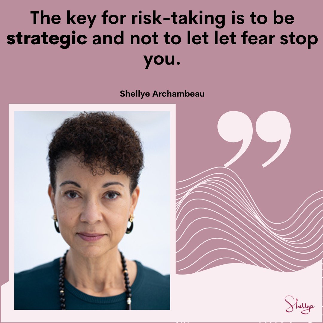 ShelArchambeau's tweet photo. This month I am focusing on risk-taking. I’ve been taking risks my entire life! What are some questions you ask yourself before making a life or #career move? I’ll share mine in Friday’s post. https://t.co/qq2noWmTYm