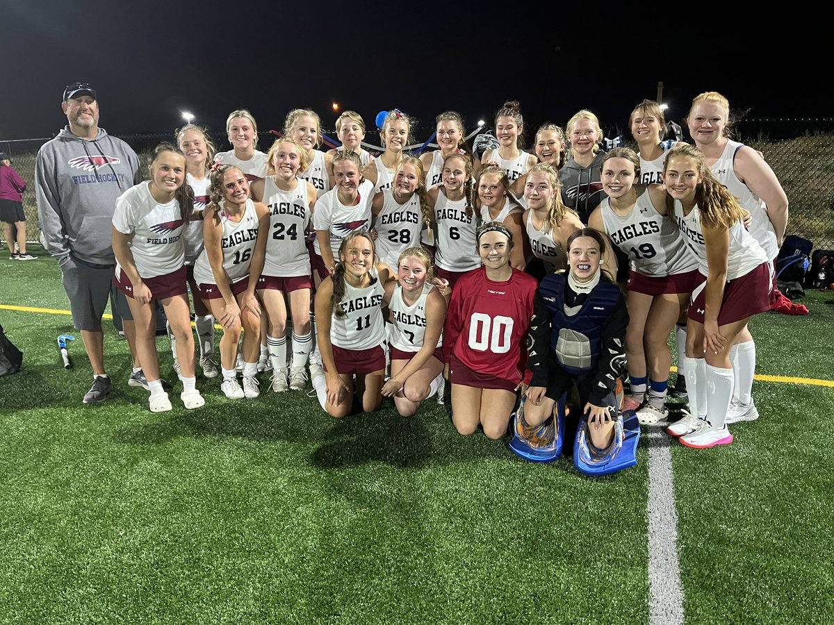 Lady Eagles Field Hockey played a tough Fossil Ridge team and came away with a victory! Way to go.