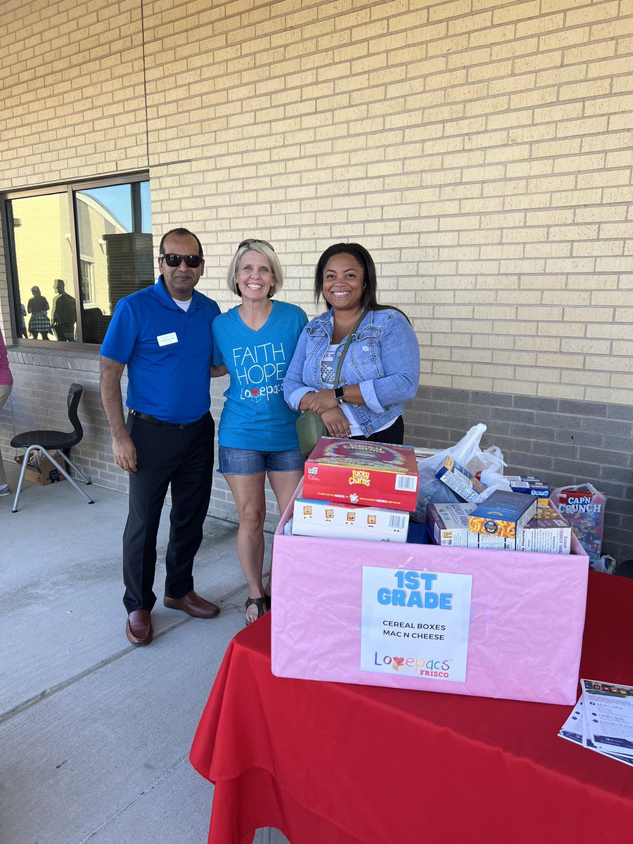 Kindness is spreading…thank you for bringing donations tonight for our non-profits!  You have until October 14 to bring in grade level items.  #VaughnKindness