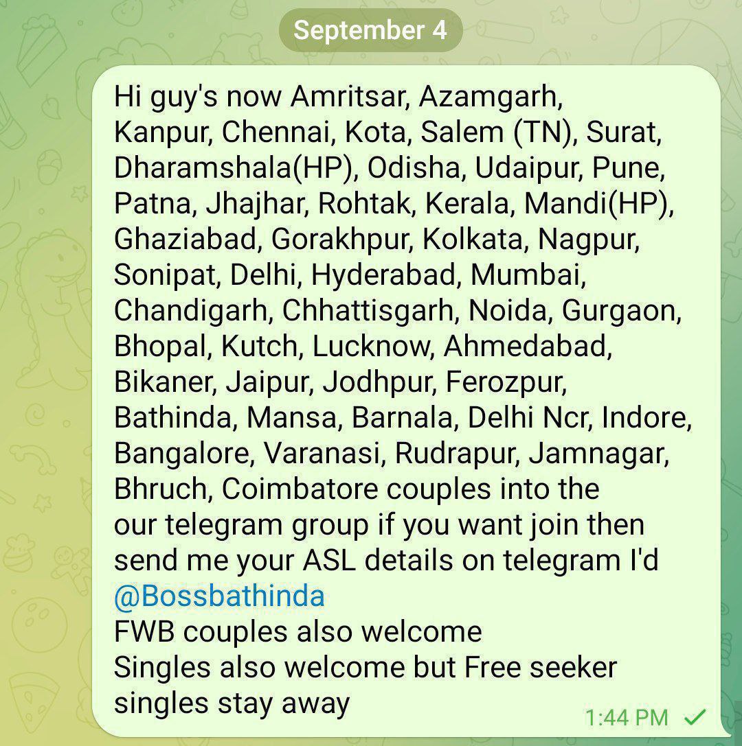 Sham70385973's tweet photo. Great place to meet a lot of cpl &amp; singles... Successfully met some genuine and trustworthy 
Contact... @BathindaVp https://t.co/SrCsLqhDR3