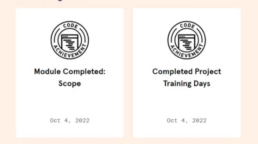 andocodeando's tweet photo. Day 17/100 #100daysofcode #100diascodeando sigo dándole a JavaScript 💪 ahora en @Codecademy https://t.co/vzQXXAILNc