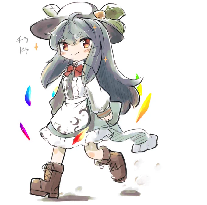 通りすがりにこっちを見てくれる天子ちゃん#10月5日はてんこの日 