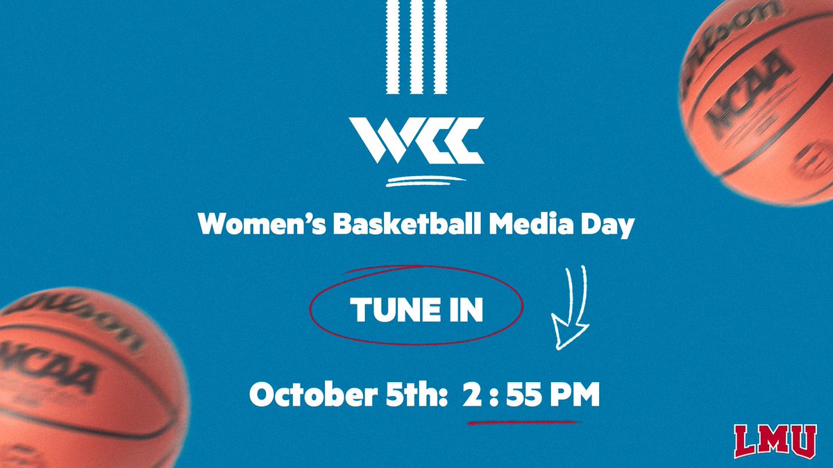 Make sure to tune in tomorrow for WCC Media Day! 🏀 📺: bitly.ws/v3tB #JoinThePride