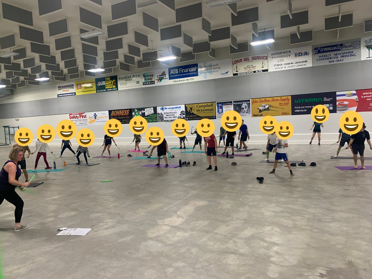We had a special guest come show Hockey Academy about a different  type of fitness. We loved learning how to #Pound! #teach180