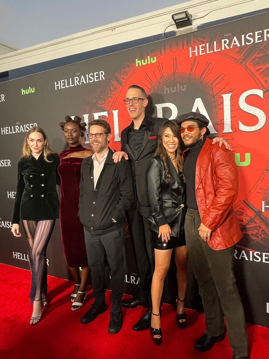 20thHorror's tweet photo. The cast &amp; director are ready for fans to unlock their fears. #Hellraiser starts streaming this Friday, October 7 on @hulu. https://t.co/ZtfZPN4fKx