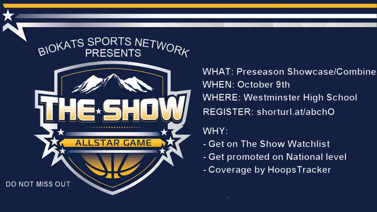 biokats's tweet photo. @mekhijourdan  @noajphillips  @mariusj22343148  @JavarHarrison   -- Your Invited to The Show Preseason Showcase is this weekend . Great way to be seen and get on The Show Watch list this season. Get signed up : https://t.co/23Tx3A8d7D #hoopstracker #TheShowColorado https://t.co/kvIMnThOOZ