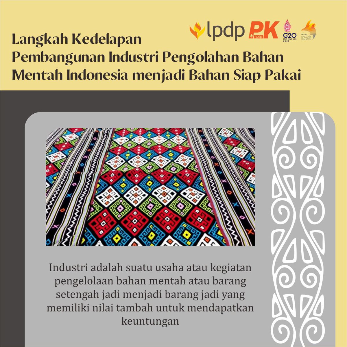 ArielAloysius's tweet photo. Penghentian ekspor bahan mentah merupakan strategi besar negara saat ini. Sebab salah satu fokus pemerintah adalah hilirisasi industri dapat terjadi dan masing-masing bahan mentah dapat saling terintegrasi https://t.co/TVhJEL63dp